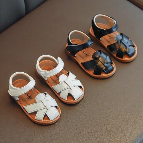 23-34 Spring Summer Children Shoes For Girl Boy 2021 New Casual Fashion Gladiator Active Kid Baby Toddler Leather Sandles