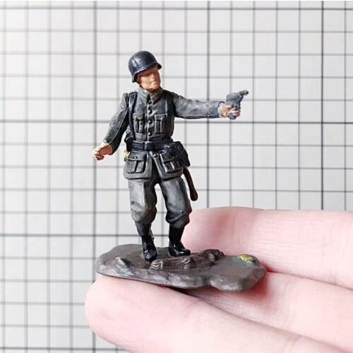 Figure world war 1 metal alloy soldiers model decoration 2pcs/set