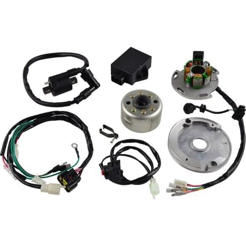 Performance Racing Magneto Stator Rotor CDI Kit Dirt Bike Fit Lifan 140cc 150cc Racing Stator Magneto Rotor CDI Kit