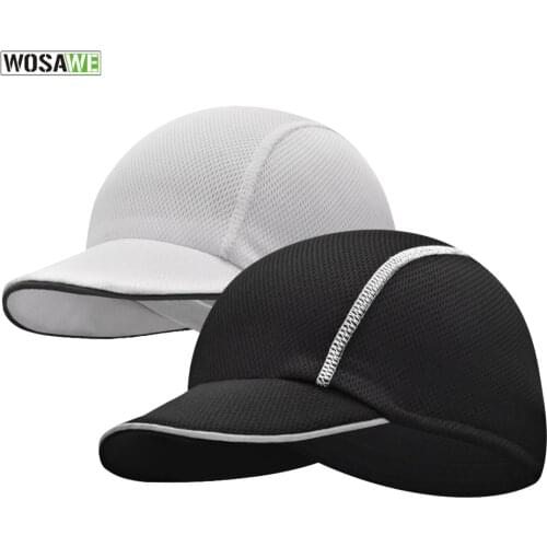 WOSAWE Cycling Cap Baseball Style Reflective Mens Breathable Bicycle Helmet Liner Hat Biking Skull Cap for Men & Women