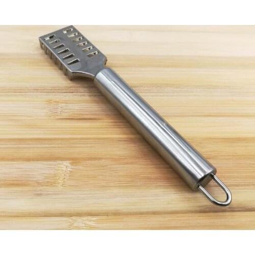 Kitchen multi-function gadget stainless steel quick scaler manual portable scaler scraper