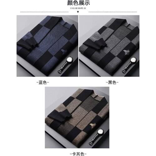 Mens Jacket Cardigan Sweater Coat Male Recreational Wear Line Clothes Men Slim Contracted Knit Cardigan Men`s Sweater Clothing