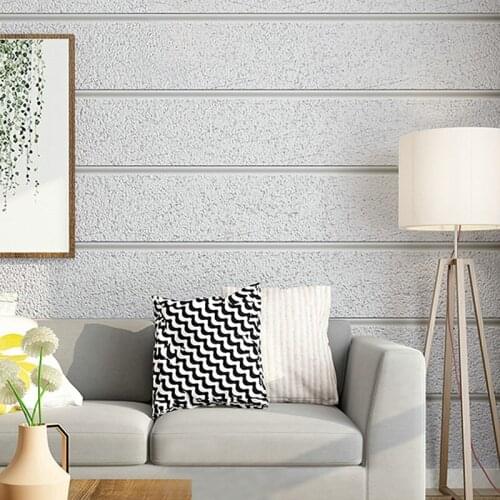 Beibehang Modern minimalist velvet marble striped wallpaper non-woven living room TV backdrop wall bedroom 3D wallpaper roll