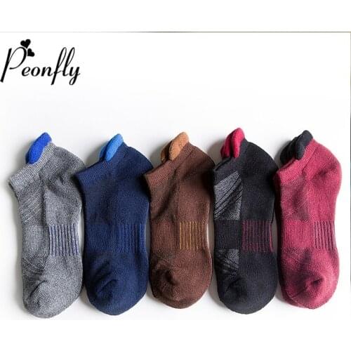 Peonfly Solid Vintage Color Funny Stitching Ears Man Dress Autumn Male High Quality Casual Ventilation Cotton Boat Socks