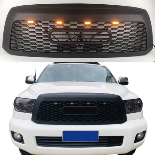 Front bumper Racing grill Fit for toyota sequoia trd 2010 2011 2012 2012 2014 2015 2016 2017 2018 grille