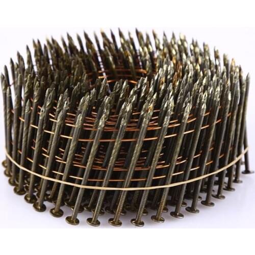 Pioneer gun nails coil nails threaded nails polished rod light nails ring pattern spiral tray nails packing box nails anti-rust