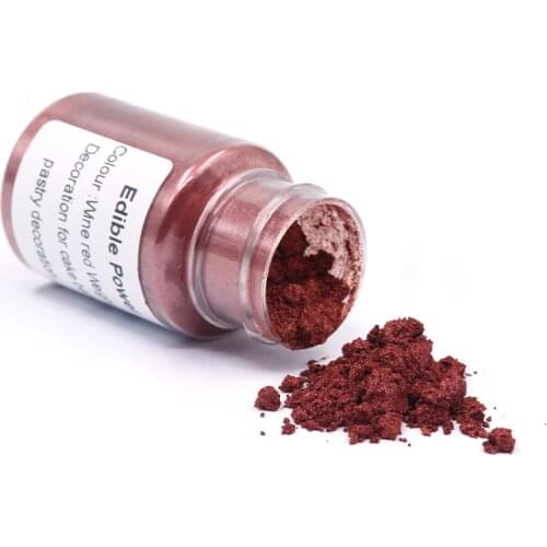 Edible Food Coloring Powder 10g Wine Red in Cake Decoration Pastry Bread Colorantes Comestibles Baking Ingredient Food Powder
