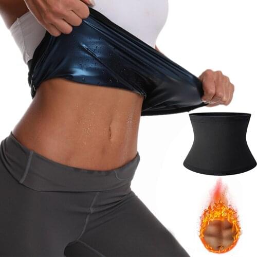Waist Trainer Trimmer Cincher Sauna Slimming Belt Sweat Workout Shaper for Women Weight Loss Body Shaper Corset Shapewear