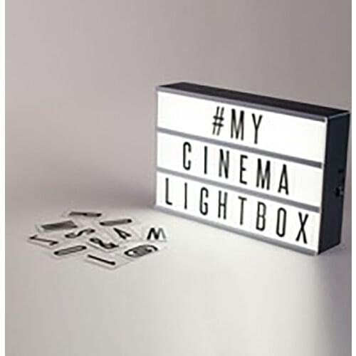 126pcs Cinematic Led Lightbox Replacement Letters Numbers Signs Black for A4 MagiGlow Light Up Letter Box Sign Message Board 4P