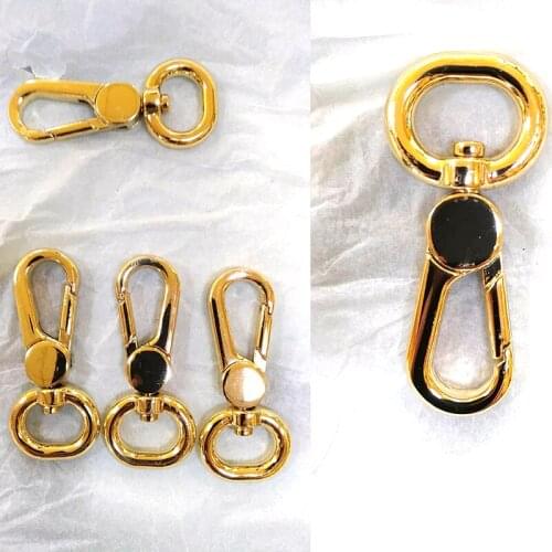 30pcs swivel clasp 1/2 inch Silver swivel clasp swivel Hook for purse push gate hook Swivel hook For Bag, Purse Making-39 x15mm