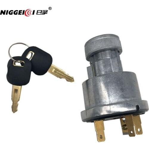 3E0156 Ignition Switch Starter Switch With 2 Keys For Caterpillar Cat E200B