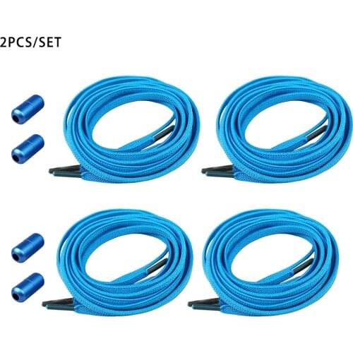 4pcs With Buckles Durable Without Ties Kids Adults Sneakers Quick Release Universal Easy Use For Trainers Long Elastic Shoelaces