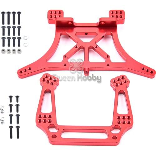 Aluminum Front and Rear Shock Tower for Traxxas 1/10 Slash 2WD Rustler Stampede VXL Skully Ford F150 Raptor Upgrade Parts