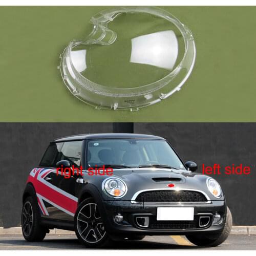 For BMW MINI R56 2009 2010 2011 2012 2013 Front Headlight Shell Lampshade Headlight Glass Lampshade Cover Headlamp Lens Cover