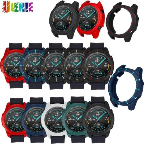 TPU Material Single/Dual Color Protective Cover Case For Huawei Watch GT 2 46mm for Sports Sergeant Style Protective Cover Cases