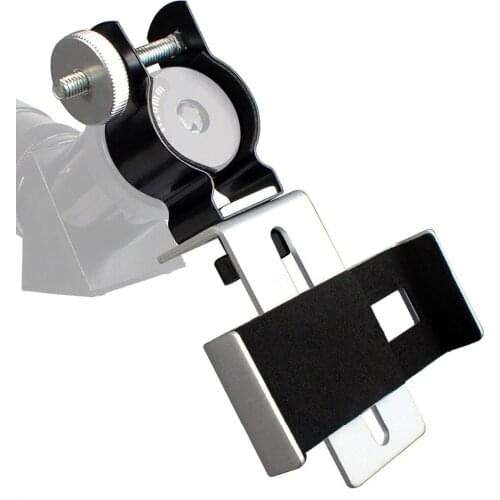 Datyson 1-1.25" Telescope Holder Connect Cellphone Bracket Metal for 24-38mm Telescopes Monocular Accessory kit