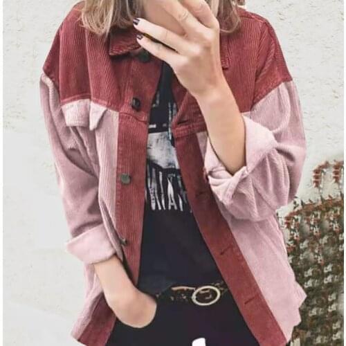 EAVACIC Women's Corduroy Shirts