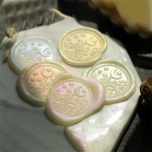 Glossy Glitter DIY Wax Bead Seal Sealing Beads Envelope Wedding Package Postcard Postage Art Journal Stamps Tools 1400-1600PCs