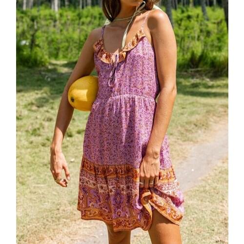 Summer Dresses With Print Happie queens China