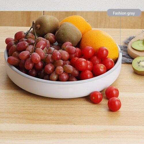 25-30cm Kitchen Condiment Storage Tray Food Snack Storage Rotating 360 Degree Round Plate Non-Slip Organizer TPR Cosmetics Dish