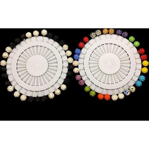 New Hijab Pins Set Wholesale Crystal Muslim Brooches For Women Scarf Clips Jewelry Brooch