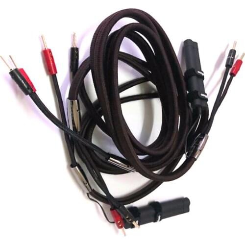 New Pair Comet - DOUBLE-STAR-QUAD HiFi Audio Speaker Cables with New Update 72V DBS for Amplifier CD Player Home Theater