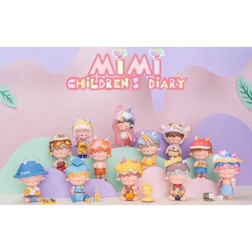Blind Box Toys Original MIMI Children Diary Series Model Confirm Style Cute Anime Figure Gift Surprise Box
