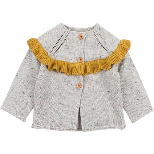 Autumn Baby Sweater Pullover Newborn Girls Sweaters Cardigans Causal Toddler Long Sleeves Knitwear Jackets Winter Knit Tops Hot