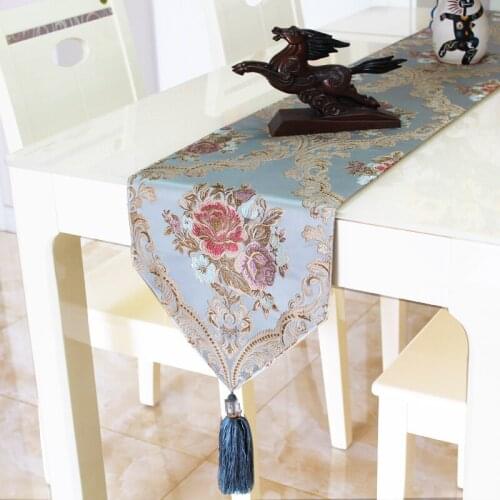 Luxury Table Runner Table Coth European Jacquard Bed Flags Table Flag Fashion Household Adornment Supplies