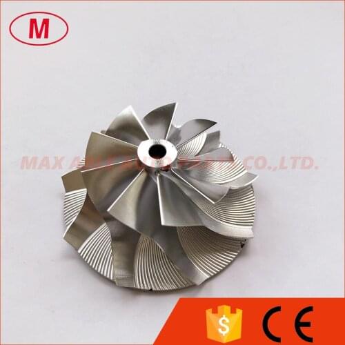 TD03 forward 35.53/50.96mm 9+0 bladeshigh performance Turbo milling/aluminum 2618/billet compressor wheel
