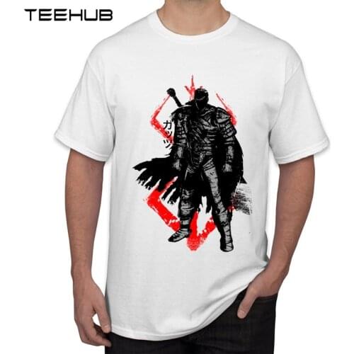 TEEHUB Art Design Crimson Guts Print Men T-Shirt Fashion T Shirt Cool Short Sleeve Casual Men Clothing