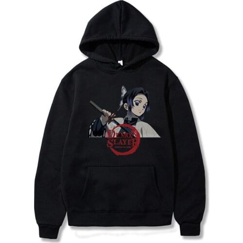 Demon Slayer Hoodies Winter Warm Long Sleeve Autumn Pullover Class Anime Graphic Streetwear Japanese Harajuku Style Clothes