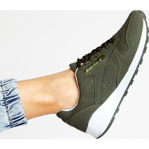 TONNY black women khaki sports shoes casual sports shoes walking shoes all seasons clothing products GYM running street style