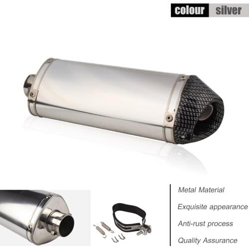 Universal Exhaust Pipe Muffler With DB Killer Motorcycle For Kayo Bse 125-160 190 175 200 250cc ATV Quad Scooter Dirt Pit Bike