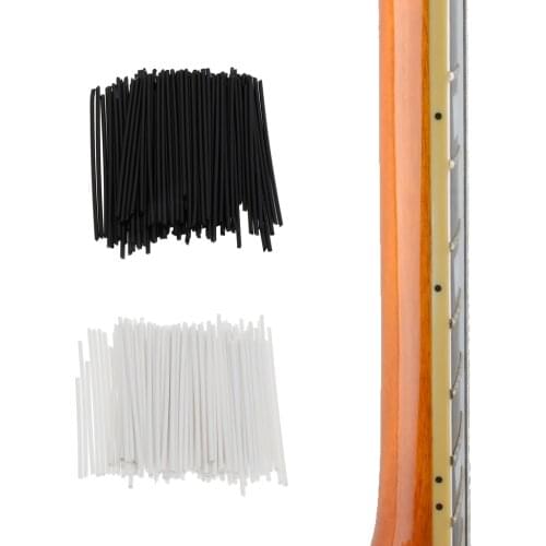 Pack of 100 DIY Fingerboard Fretboard Side Dot Markers for Guitar Bass Replacement Parts Black/White 5cm