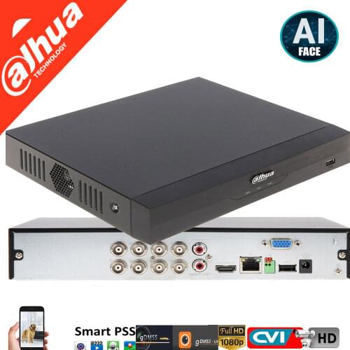 Dahua mutil language H.265 XVR video recorder 8ch DH-XVR5108HS-X XVR5108HS-X Support 6MP HDCVI/ AHD/TVI/CVBS/IP Camera