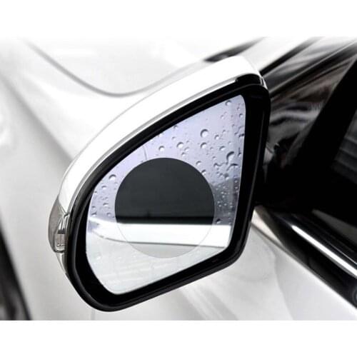 1 Pair Universal Car Rearview Mirror Film Rainproof Waterproof Anti-fog PET Film Rear View Mirror Protective Film Hot