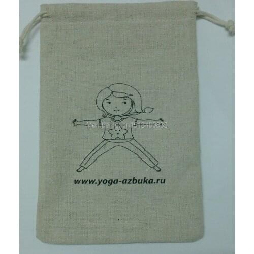 100pcs/lot CBRL jute/linen/flax drawstring bags&pouch for toiletry/beans,Various colors,size customized,wholesale