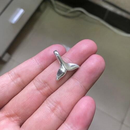 18pcs Mermaid Tail Fish Caudal Fins Connector Charms For Jewelry DIY Necklace Bracelet Key Chain Aesthetic Accessories