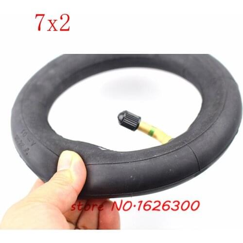 2 Pcs NewButyl Size 7x2 Inner Tube for Electric Scooter Inner Tyre 7 Inch Wheel Chair Truck Baby Carriage Iner Tube