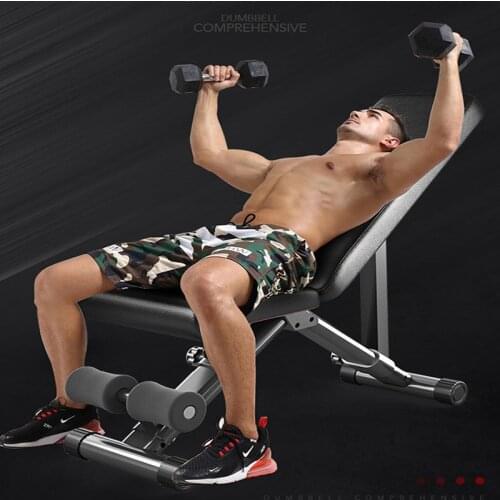 300KG Workout Gym Exercise Training Equipment Indoor Don't Need Install Dumbbell Bench Sit Up Stool