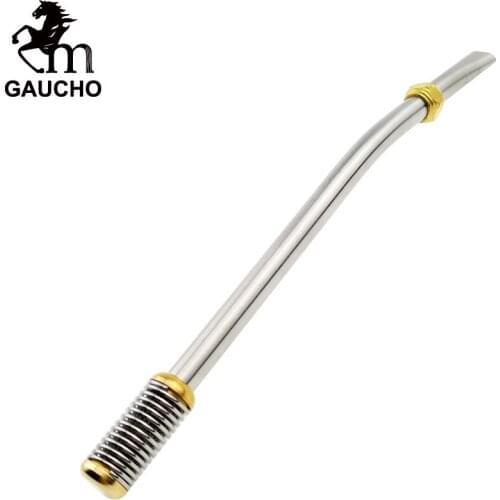 50 PCS/Lot Gaucho Yerba Mate Straw 16.5 CM Double Removable Filter Bombilla Drinking Smooth Easy Cleaning Hot Wholesale