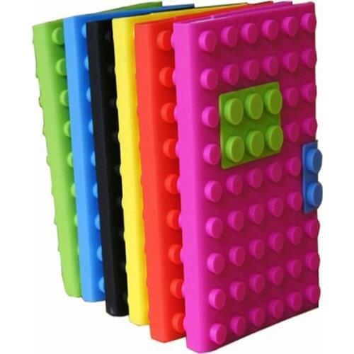 50pc A5 DIY Blocks Notebook for Student Soft Silicon Cover Sketchbook Note Book for School Composition Diary Office Stationery