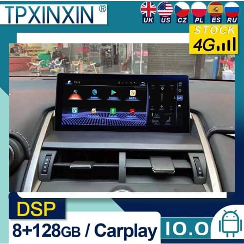 For Lexus NX 2015-2017 Android 10 Car Stereo Car Radio with Screen Car GPS Navigation Tape Recorder Head Unit