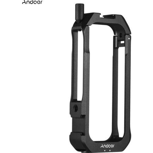 Andoer C-ONE X2 Protective Cage Case Action Camera Rig with Cold Shoe Mount 1/4-inch Thread Magnetic for Insta360 ONE X2