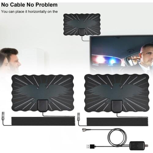 Digital Antenna High Gain HDTV antenna TV Aerial 2000 Miles Radius Amplifier DVB-T2 Satellite Dish Signal Amplifier TV Receiver