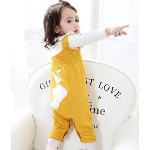 Kids Baby Spring Autumn Clothes Set Infant Toddler Romper+Tops 2Pcs Kids Clothing Set Sweater Rabbit Infant Costume Set 0-3Y