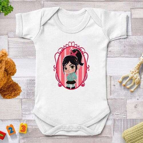 Baby Rompers For Boys Girls Summer White Short Sleeve Soft Breathable Baby Infant Jumpsuits Newborn Bodysuits 0-24M