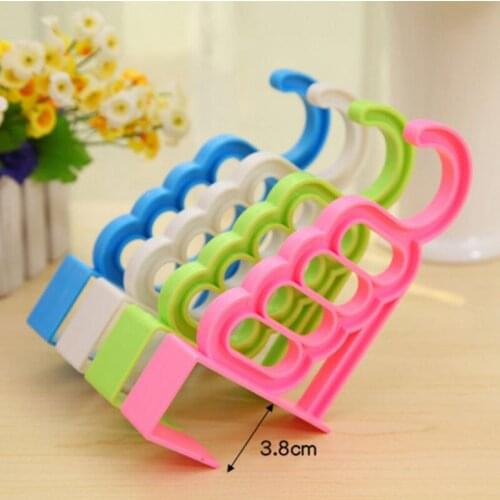 Door Hanging Foldable Clothes Hanger MultiFunction Drying Rack Storage 5 Hole Suit Bathroom door