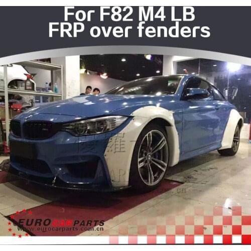 F82 M4 LB over fenders fit for F82 M4 2015-2017year to LB style over fenders 10pcs lb fenders FRP material